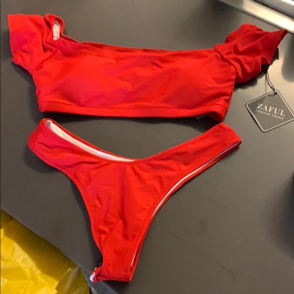 Zaful Other - Red cheeky bikini brand new never worn